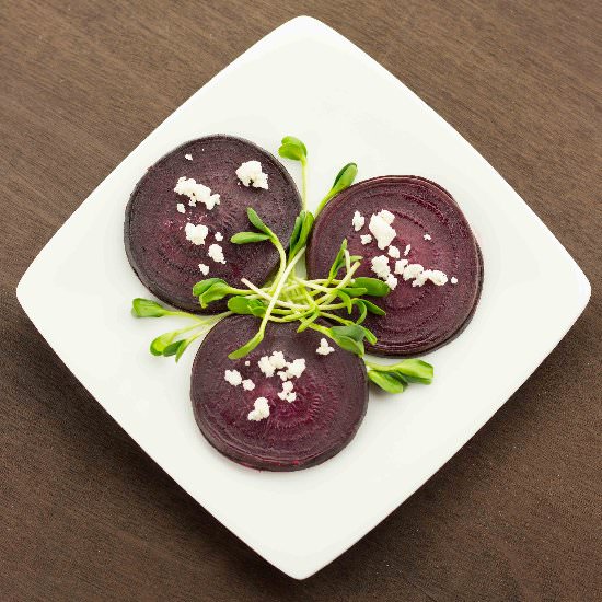 Goat Cheese Beet Ravioli