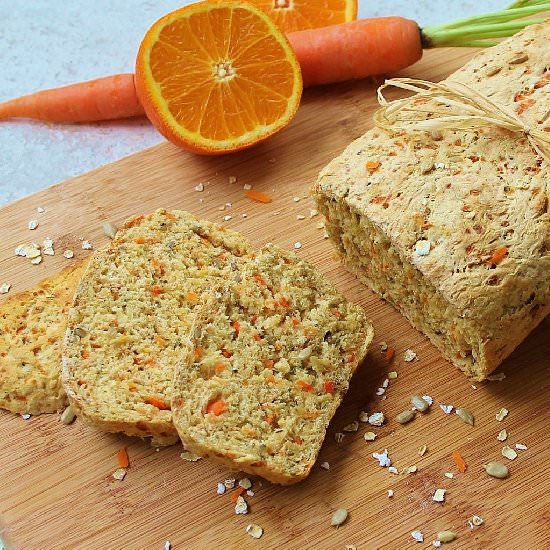 Carrot and Sunflower Seed Bread