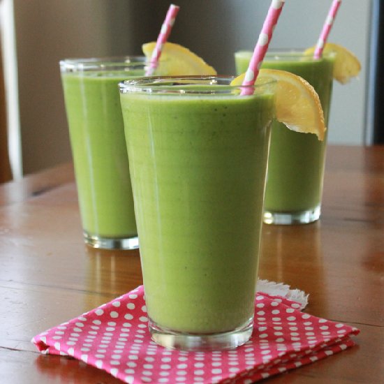 Tropical Green Monster Smoothie