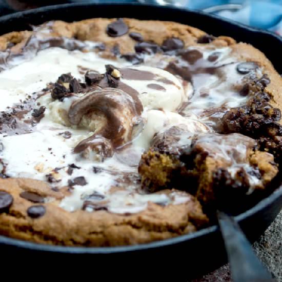 Chocolate Chip Skillet Cookie