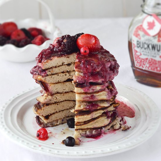 Banana Berry Pancakes