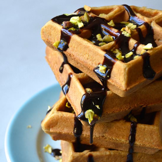 Chocolate Guinness Waffles