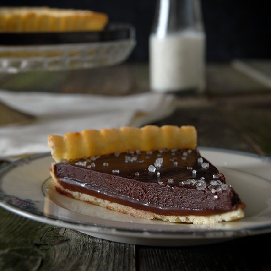 Salted Chocolate Caramel Tart