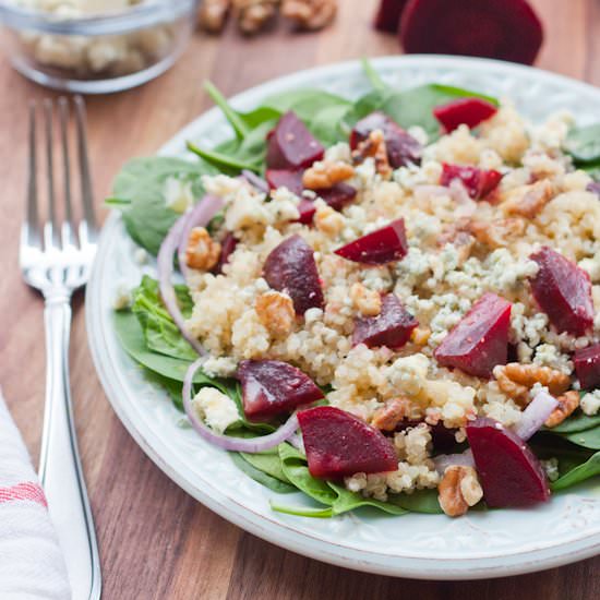 Spinach, Beet & Quinoa Power Salad