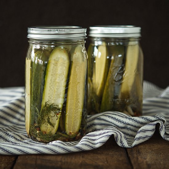 How to Make Quick Dill Pickles