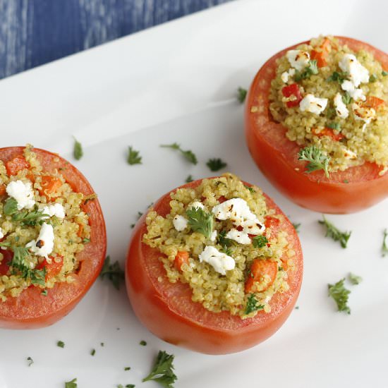 Quinoa Stuffed Tomatoes