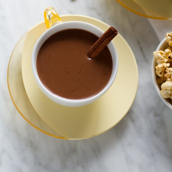 Cinnamon and Tequila Hot Chocolate