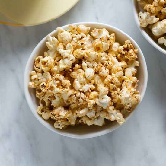 Cinnamon and Chipotle Spiced Popcorn