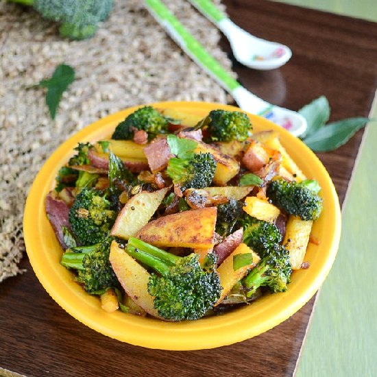 Broccoli Potato Fry