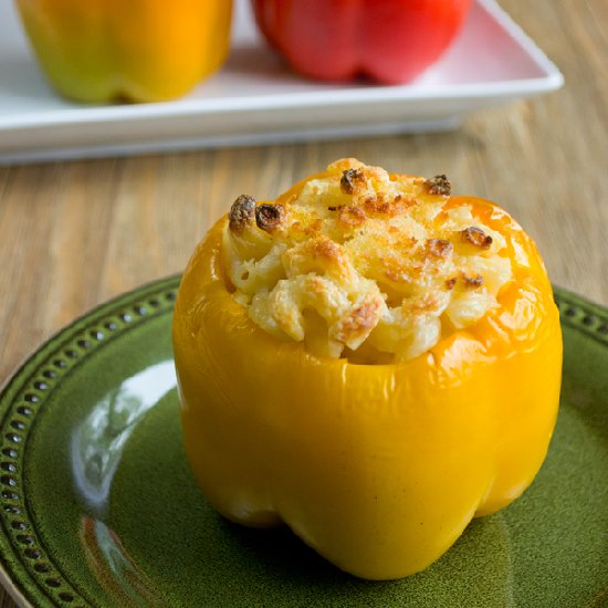 Macaroni and Cheese Stuffed Peppers