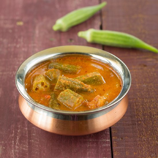 Okra Kuzhambu (Gravy)