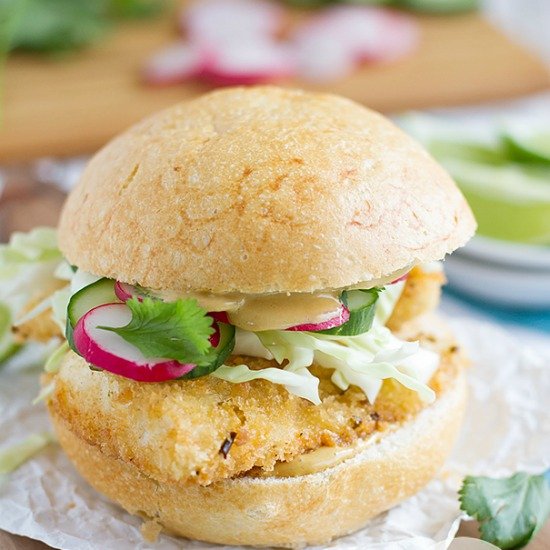 Panko Crusted Fishwiches