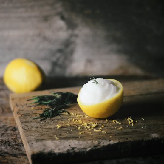 Lemon Rosemary Sorbet