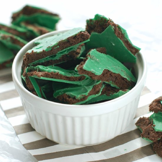 Thin Mint Truffle Bark