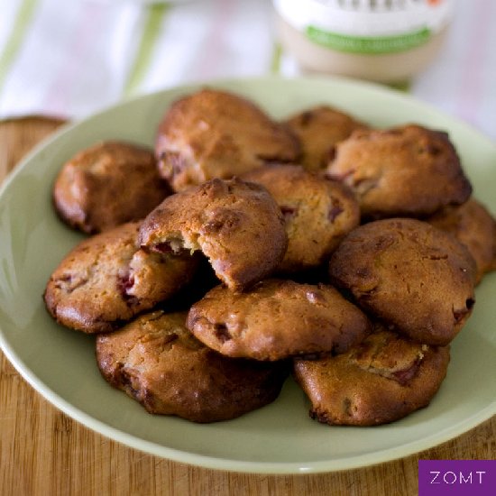 Tahini Strawb Coco Lime Cookies