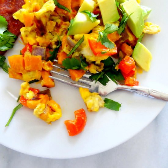 Mexican Fiesta Breakfast Scramble