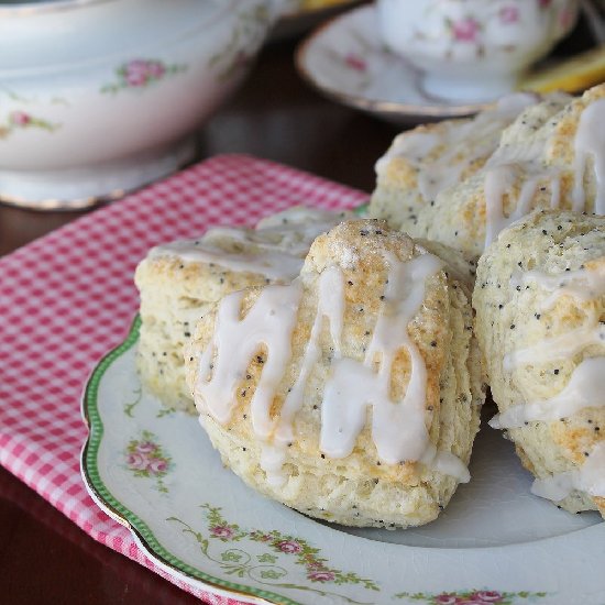 Lemon Poppyseed Scones