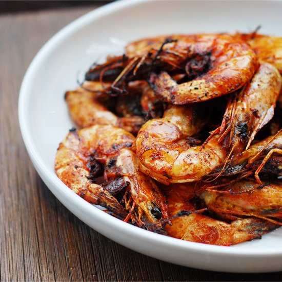 Asam Prawns (Tamarind Fried Prawns)