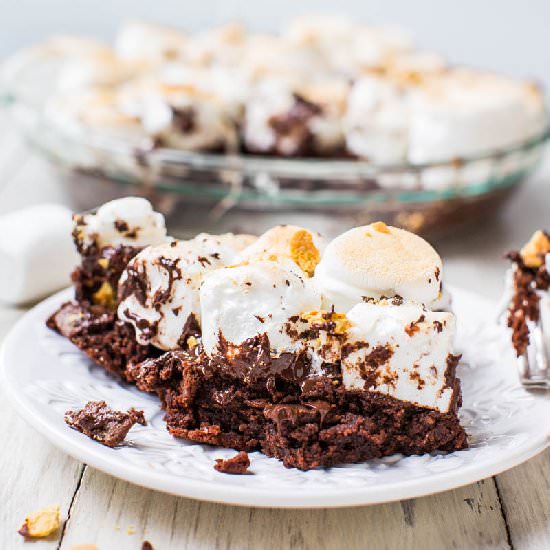 Smores Brownie Pie