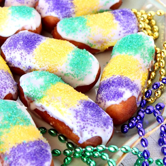 Mini Long Johns for Mardi Gras