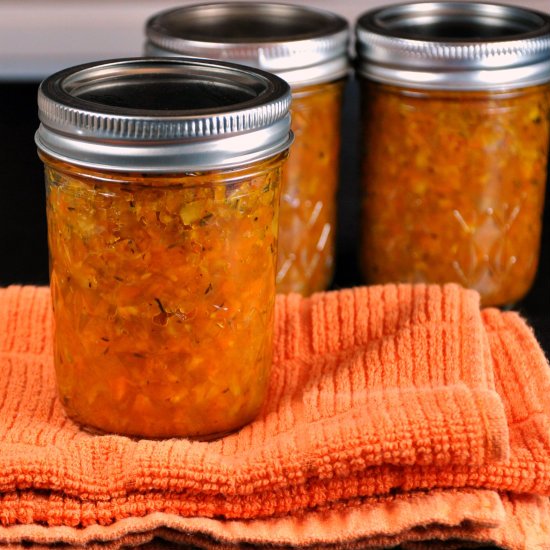 Spicy Carrot Ginger Chutney