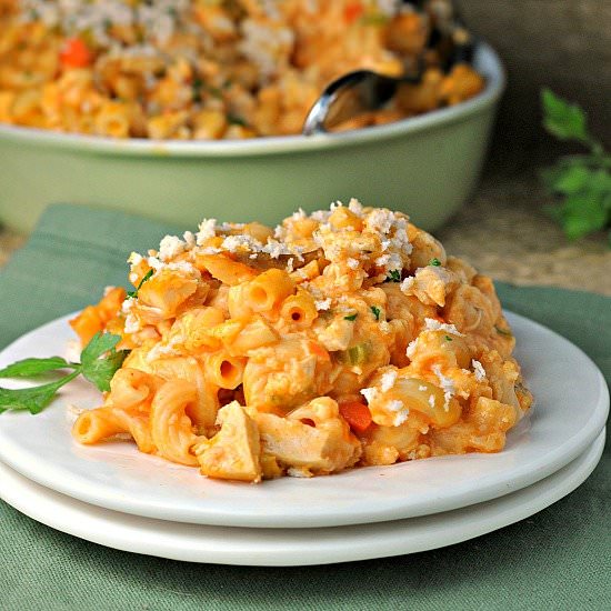 Buffalo Chicken Mac and Cheese