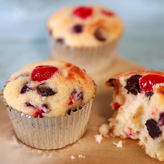 Bada Bing Cherry Chocolate Muffins