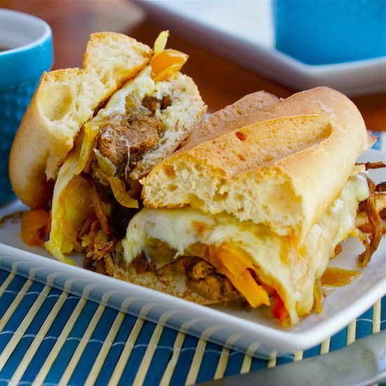 Crockpot French Dip Sandwiches