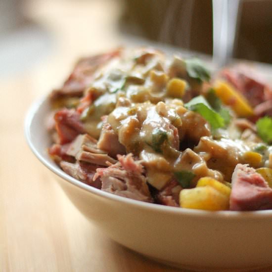 Breakfast Bowl with Jalapeno Gravy