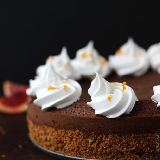 Blood Orange Chocolate Torte