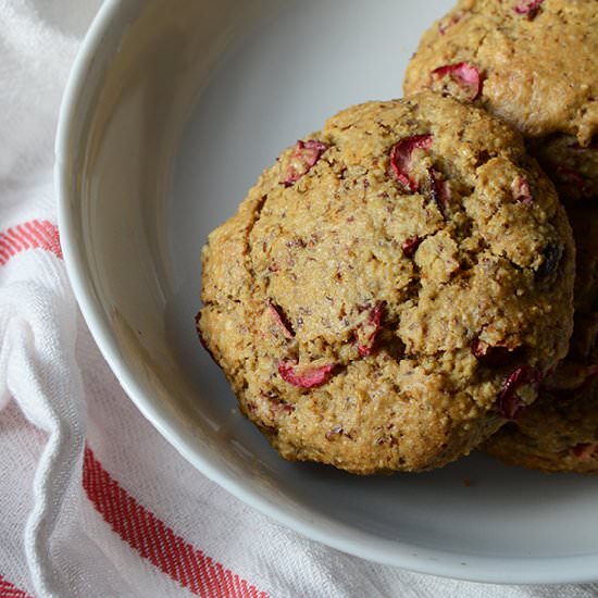 Paleo Cranberry Scones