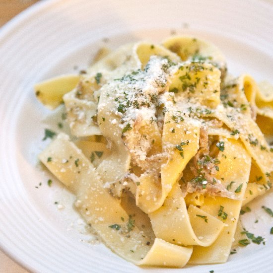 Pappardelle with a Duck Ragout