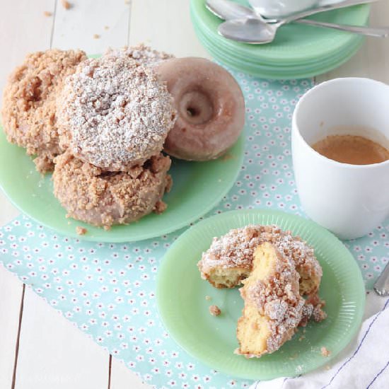 Homemade Crumb Donuts