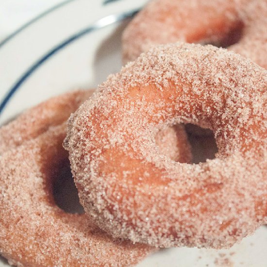 Four Ingredient Snow Day Donuts!