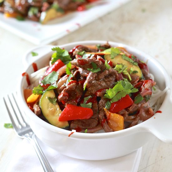 Spicy Beef and Peppers