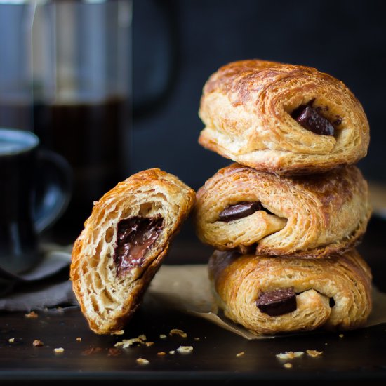 Rye Flour Pains au Chocolat