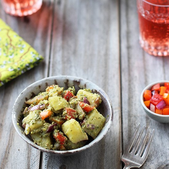 Potato Salad with Dill Pesto