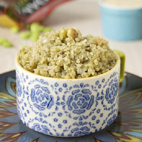 Mint Flavored Quinoa Pulao