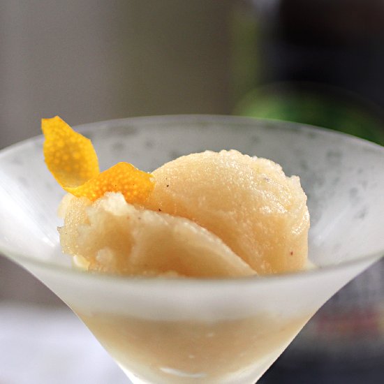 Ginger & Thyme Pear Sorbet