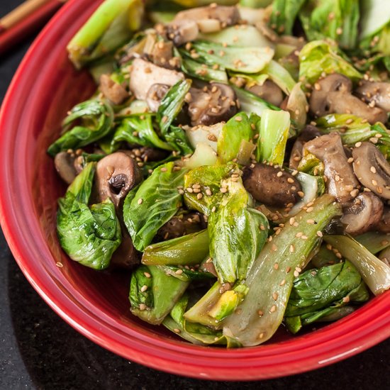 Stir-Fried Baby Bok Choy