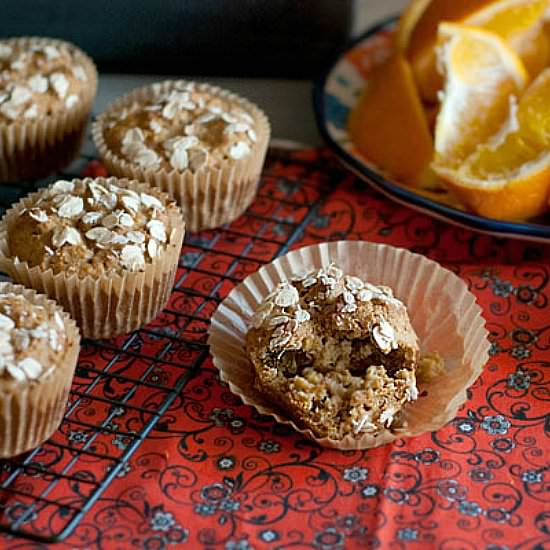 Raw Honey Bran Muffins