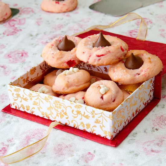 Maraschino Cherry cookies