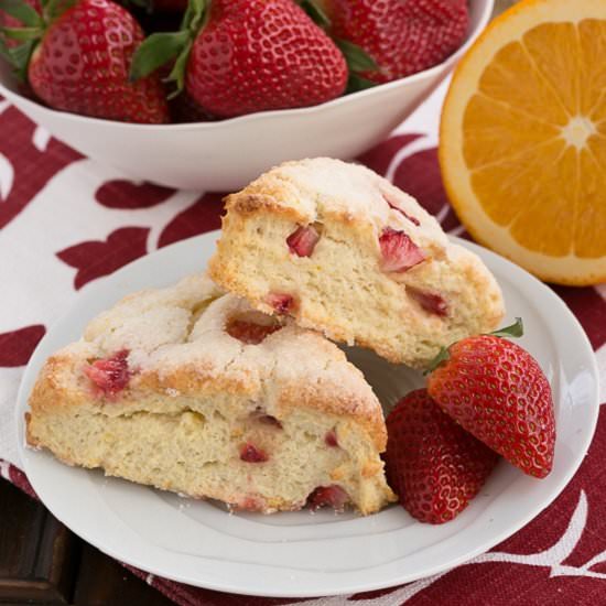 Strawberry Buttermilk Scones