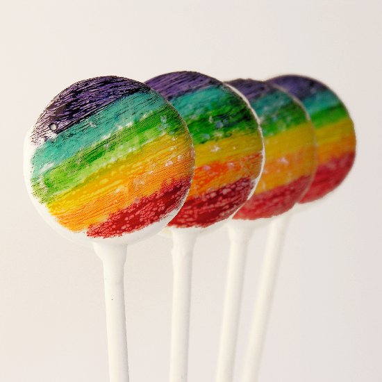 Rainbow Oreo Pops!