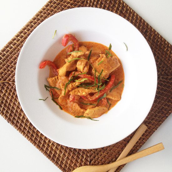 Easy Panang Chicken Curry