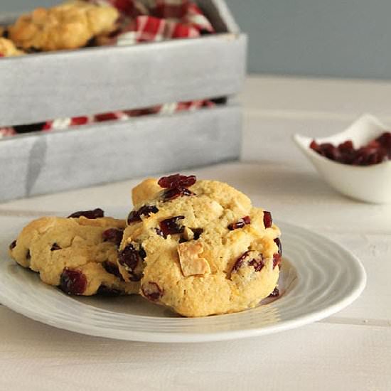 Coconut & Cranberry Cookies