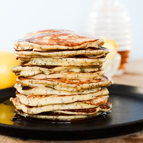 Lemon & Poppy Seed Pancakes