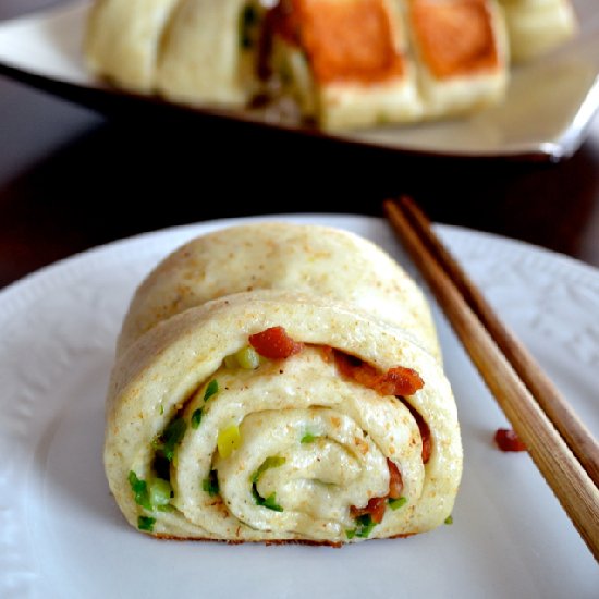 Chinese scallion rolls