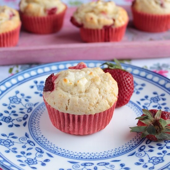 Strawberry Cream Cheese Muffins