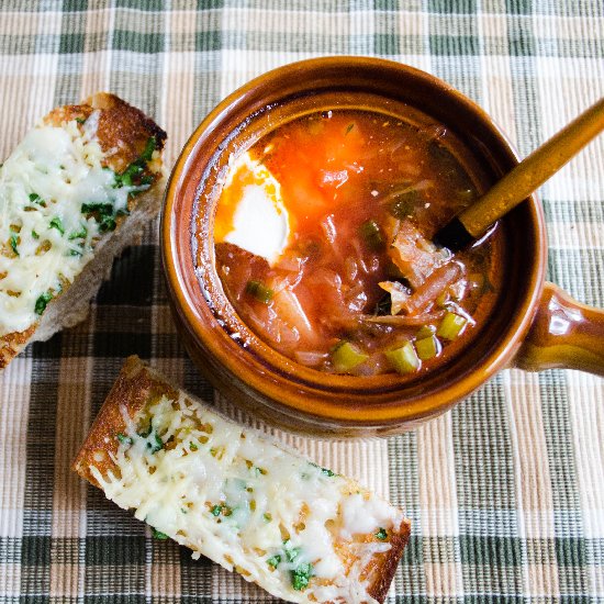 Hearty Ukrainian Borshch